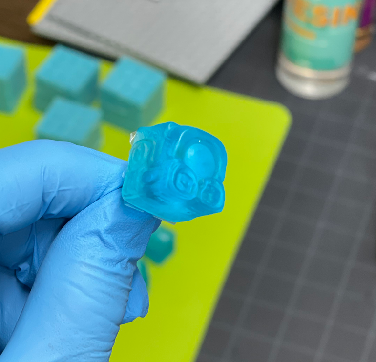 kwamatics cosmonaut artisan keycap finished