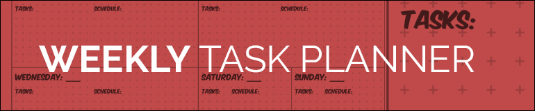 title of Kwamatics weekly task planner